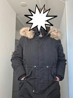 Zwarte Zara TRF Winterjas - Maat L, Kleding | Dames, Maat 42/44 (L), Ophalen of Verzenden, Zo goed als nieuw, Zara