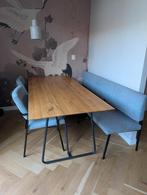 MOET NU WEG Bodilson Eetkamerset: Tafel, Bank & 2 Stoelen, Ophalen of Verzenden, Gebruikt