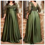 nieuwe galajurk maat 54 groen, Galajurk, Maat 46/48 (XL) of groter, All2wish4, Nieuw