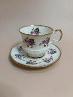 Vintage Theekop en Schotel Elizabethan Violets, Ophalen of Verzenden
