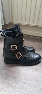 Als nieuw! Zwarte Red Rag Biker laarsjes, maat 36, Zwart, Lage of Enkellaarzen, Ophalen of Verzenden, Zo goed als nieuw