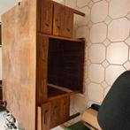 Vintage dubbelzijdig bureau., Huis en Inrichting, Bureaus, Ophalen of Verzenden, Gebruikt, Bureau