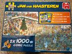 Combidoos Jan van Haasteren, Ophalen of Verzenden, 500 t/m 1500 stukjes, Zo goed als nieuw, Legpuzzel