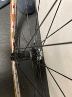Shimano 105 disc centerlock voorwiel tubes cyclocross, Ophalen of Verzenden, Zo goed als nieuw, Racefiets, Wiel
