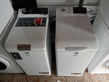 2x jonge bovenladers aeg 1300rpm 7kg A+++ nieuwstaat! beschikbaar voor biedingen