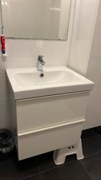 GODMORGON IKEA wastafelmeubel, grohe kraan en dubbele kast, Huis en Inrichting, Badkamer | Badkamermeubels, Ophalen, Gebruikt