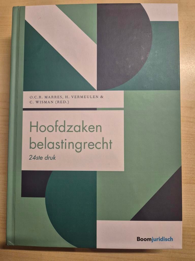 Hoofdzaken belastingrecht, Ophalen of Verzenden, Zo goed als nieuw, Sociale wetenschap