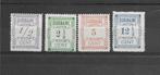 Suriname 1912, NVPH 65 t/m 68, Ongebruikt., Verzenden, Postfris