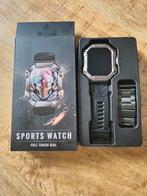 Sport watch (military), Zwart, Ophalen of Verzenden, Zo goed als nieuw, Waterdicht