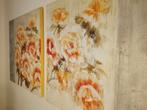 Schilderijen rozen, Antiek en Kunst, Kunst | Schilderijen | Abstract, Ophalen