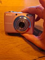 Nikon Coolpix L21 roze compact camera, Gebruikt, Compact, Ophalen of Verzenden, Nikon
