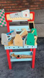 Houten Klustafel met veel toebehoren, Ophalen, Gebruikt, Meubelstuk of Keukentje