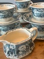 Antiek Société Céramique Victoria Servies, Ophalen of Verzenden