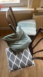 3 kussens bank stoel, Ophalen of Verzenden, Zo goed als nieuw, Vierkant