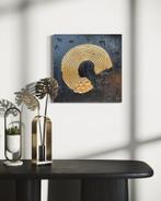 Bladgoud Textuur Schilderij, Antiek en Kunst, Kunst | Schilderijen | Klassiek, Ophalen of Verzenden