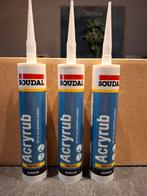 Soudal acryrub kitt witt.overschilderbaar.nieuw, Minder dan 4 cm, Overige materialen, Nieuw, Ophalen of Verzenden