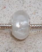 Groot gat bedel met bergkristal, Want 18 Hoogvliet, Adorabeads, Nieuw, 4 bedels of meer