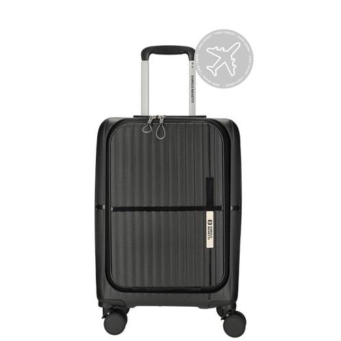 Enrico Benetti - Tokyo Handbagage (Zwart) | 55x35x20cm, Sieraden, Tassen en Uiterlijk, Koffers, Nieuw, Hard kunststof, 50 tot 60 cm