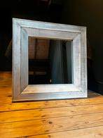 Spiegel whitewash, Huis en Inrichting, Woonaccessoires | Spiegels, Ophalen, Zo goed als nieuw, Vierkant, Minder dan 100 cm