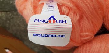 Pinguin Poudreuse Garen - 8 Bollen - Perzik/Zalm beschikbaar voor biedingen