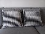 2 kussens Ikea type Stockholm 50 x 50, Ophalen of Verzenden, Zo goed als nieuw, Wit, Vierkant