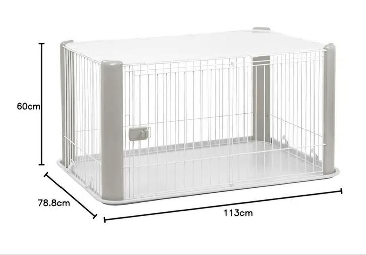 Puppyren, Dieren en Toebehoren, Hondenbenches, Zo goed als nieuw, Ophalen