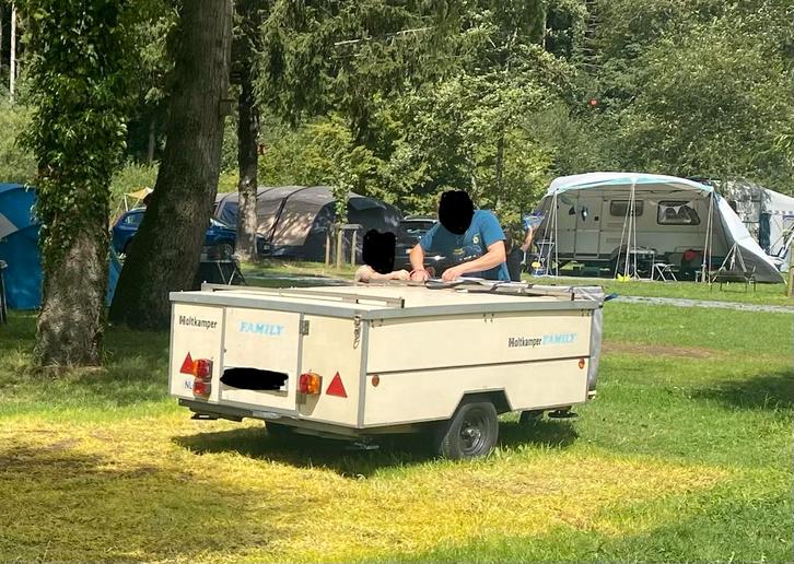 Vouwwagen Holtkamper family, Caravans en Kamperen, Tenten, meer dan 6, Gebruikt, Ophalen