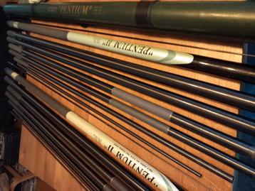 UNIEK!! 2x Spro Pentium II hengel >> 9,5 & 11,0 meter. beschikbaar voor biedingen