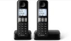 Philips Dect D230 Duo Draadloze Telefoon, Ophalen of Verzenden, Gebruikt, 2 handsets, Stralingsarm