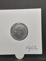25 cent 1902 Koningin Wilhelmina, Postzegels en Munten, Munten | Nederland, Zilver, 25 cent, Ophalen of Verzenden, Koningin Wilhelmina
