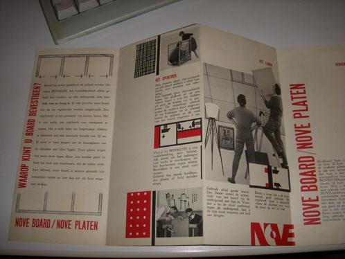 Folder Novelon hard en zachtboard rond 1960, Boeken, Catalogussen en Folders, Gelezen, Folder, Ophalen of Verzenden