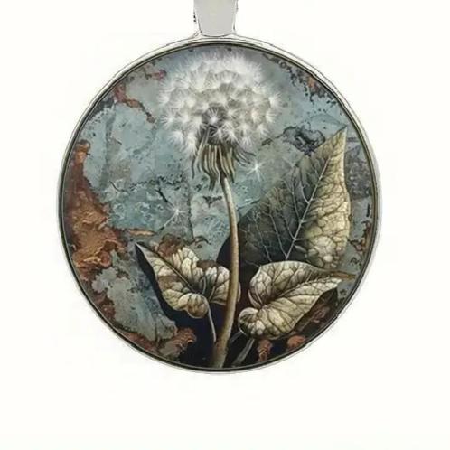 Paardenbloem kettinghanger   **Nieuw** Dandelion, Sieraden, Tassen en Uiterlijk, Kettinghangers, Nieuw, Overige materialen, Overige voorstellingen