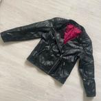 Super mooi zwart leren biker jack/jas maat 146/152, Ophalen of Verzenden, Europe Kids, Meisje, Jas
