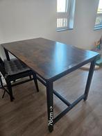 Eetkamertafel - Industrieel Design, Huis en Inrichting, Tafels | Eettafels, Ophalen, 100 tot 150 cm, 50 tot 100 cm, Metaal
