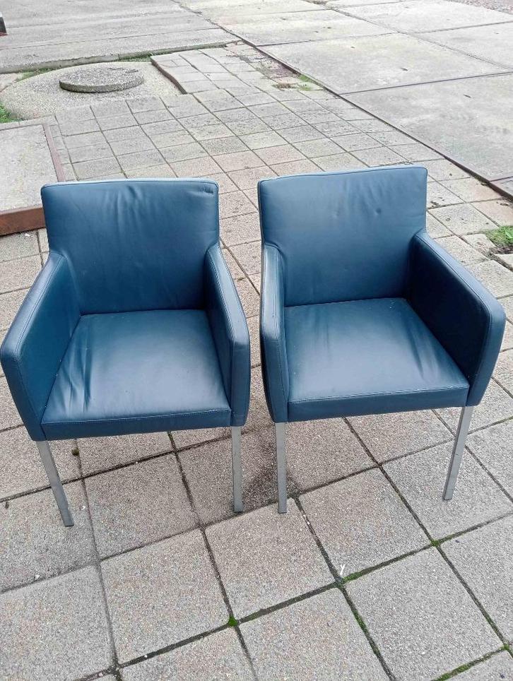 bureaustoel, Huis en Inrichting, Bureaustoelen, Zo goed als nieuw, Bureaustoel, Blauw, Ophalen