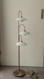 Bronzen kamerlamp hoogte 105 cm, Huis en Inrichting, Lampen | Vloerlampen, Ophalen, Zo goed als nieuw, Metaal, 100 tot 150 cm