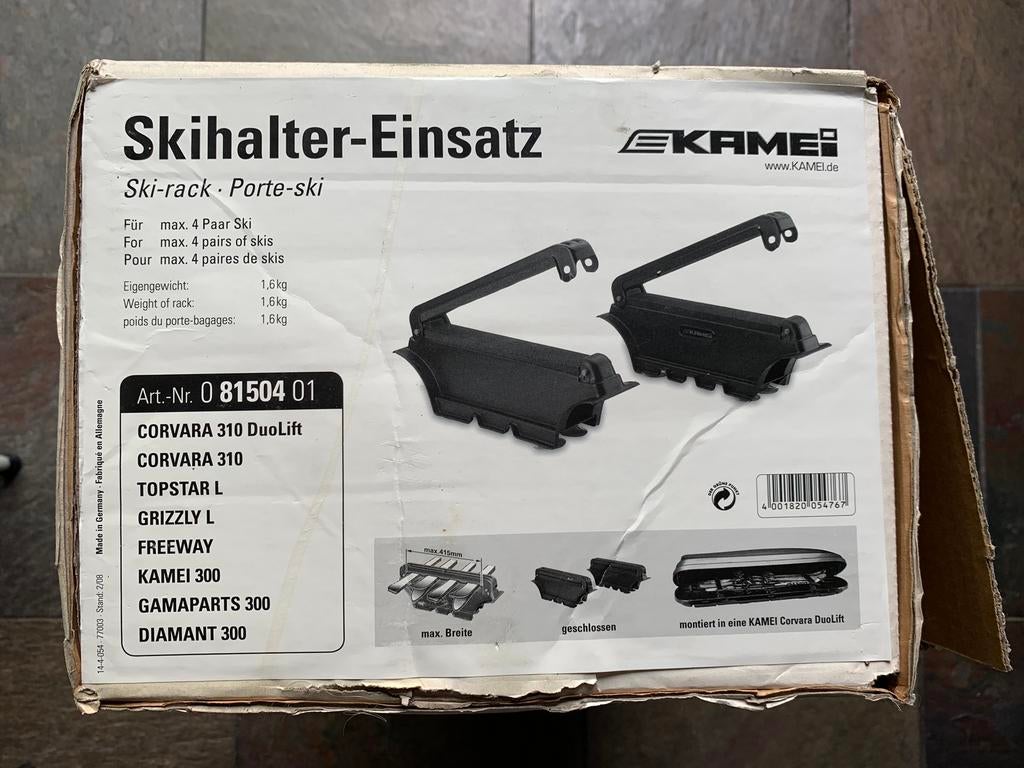 Set klemmen om ski's veilig vast te zetten., Ophalen of Verzenden, Zo goed als nieuw