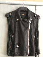 Zwart leren gilletje maat L, Kleding | Dames, Seven Sisters, Zwart, Maat 42/44 (L), Ophalen of Verzenden