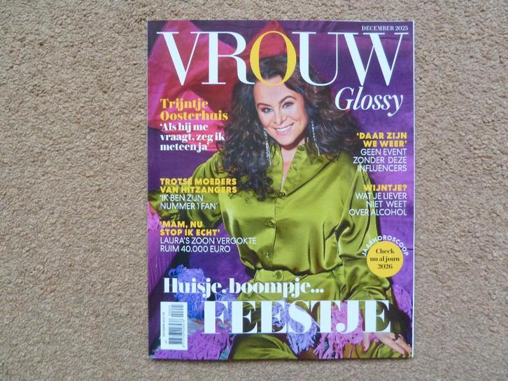 Vrouw Glossy dec 2025, Boeken, Tijdschriften en Kranten, Damesbladen, Ophalen of Verzenden