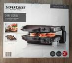 SilverCrest 3-in-1 Grill - Nieuw, Verzenden, Uitneembare platen, Nieuw