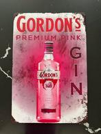 Mooi vintage reclamebord van Gordon’s Gin 20x30, Ophalen of Verzenden, Zo goed als nieuw, Reclamebord