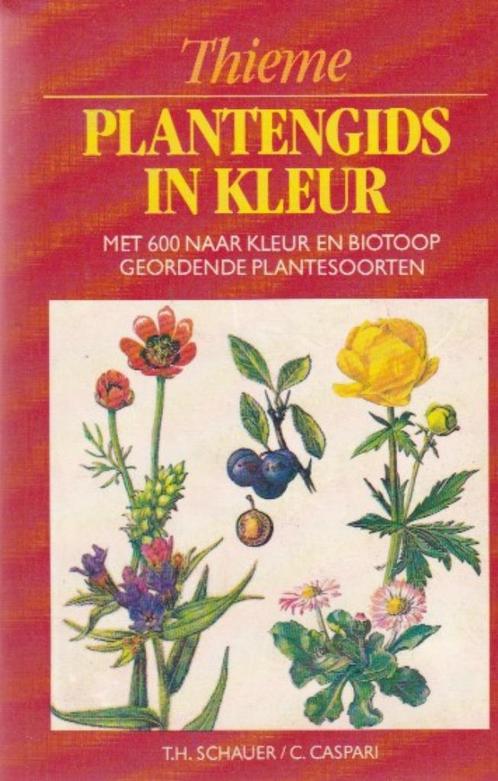 Thieme Plantengids in kleur - Schauer - Caspari, Boeken, Natuur, Zo goed als nieuw, Bloemen, Planten en Bomen, Ophalen of Verzenden