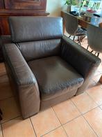 Leren fauteuil, Huis en Inrichting, Ophalen, Gebruikt, Leer