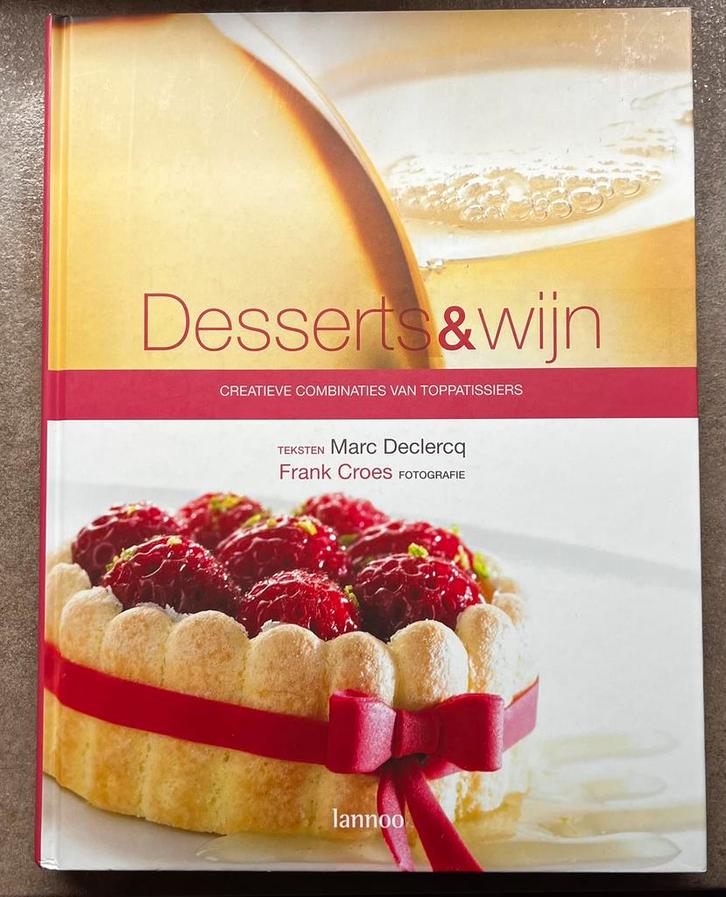Desserts en wijn - Marc Declercq, Boeken, Kookboeken, Zo goed als nieuw, Verzenden