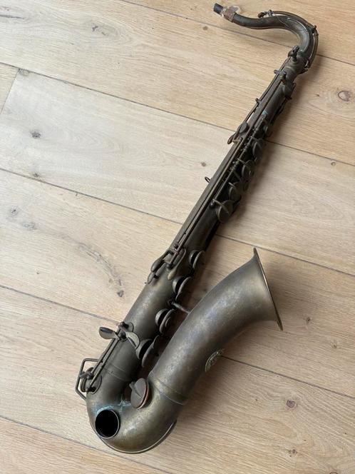C. Mahillon tenorsaxofoon uit Brussel. Antiek, Muziek en Instrumenten, Blaasinstrumenten | Saxofoons, Gebruikt, Tenor, Verzenden