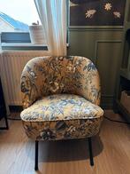 Fauteuil met bloemenprint, Ophalen, Zo goed als nieuw, 50 tot 75 cm