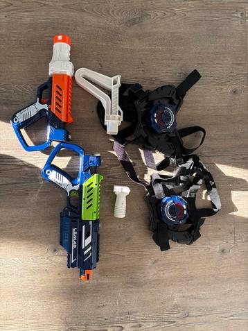 Lasergame Set - 2 Geweren & 2 Vesten beschikbaar voor biedingen