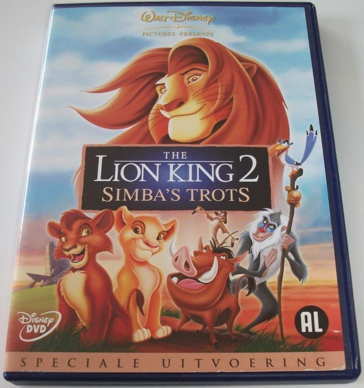 Dvd *** LION KING 2 *** Speciale Uitvoering Walt Disney, Cd's en Dvd's, Dvd's | Tekenfilms en Animatie, Zo goed als nieuw, Tekenfilm