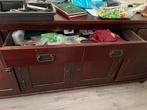 Dressoir Rood Retro GRATIS, Huis en Inrichting, Kasten | Dressoirs, Ophalen, 150 tot 200 cm, Eikenhout, Zo goed als nieuw