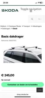 Originele Skoda dakdragers voor Kodiaq modeljaar 2017-2024, Auto diversen, Dakdragers, Ophalen, Zo goed als nieuw